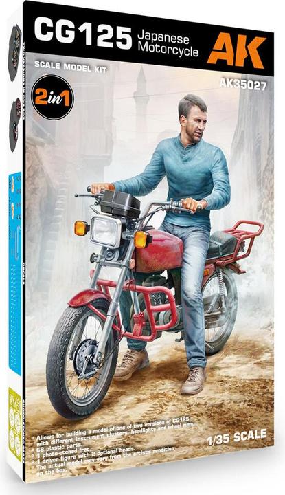 Produktbild AK Interactive CG125 JAPANESE MOTORCYCLE 1/35 scale
