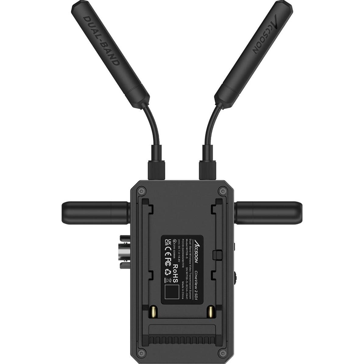 Accsoon Cineview 2 SDI-TX - Wireless Video Transmitter (TX) w/ HDMI (2620.0042) (450 m), Trasmettitore wireless, Nero