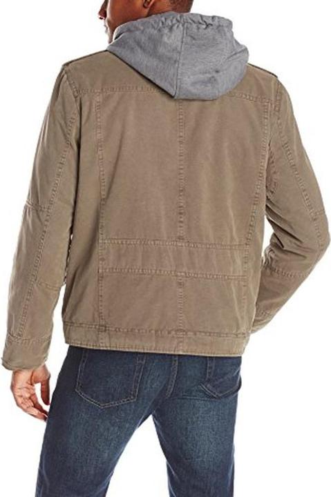 Actual product image Levis Washed Hooded Military Jacket (M)