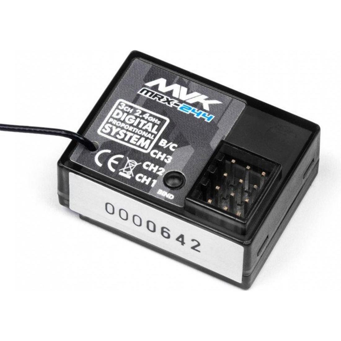 Thumbnail - Maverick MRX-244 2.4GHZ 3CH RECIEVER WITH BUILT IN FAILSAFE