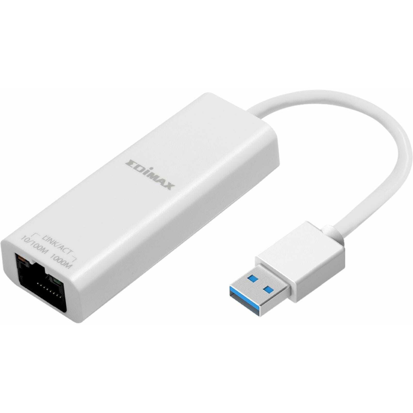 edimax EU-4306 V2 Netzwerkadapter 1 GBit/s USB 3.2 Gen 1 (USB 3.0) (USB-C 3.2 Gen 1, RJ45 (1x)), Netzwerkadapter