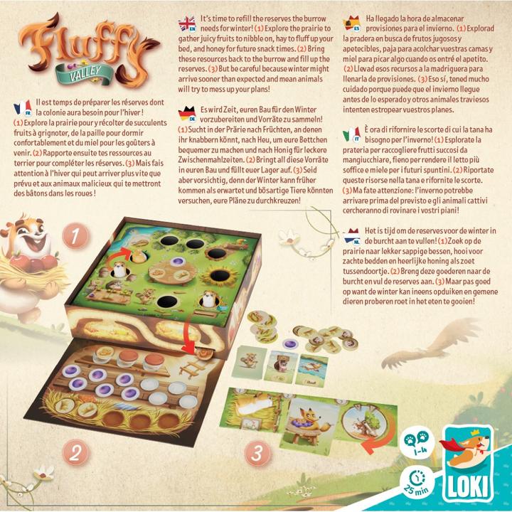 Produktbild Loki Kids Fluffy Valley (Deutsch, Englisch, Französisch, Italienisch, Niederländisch, Spanisch, 1 - 4 Spieler)