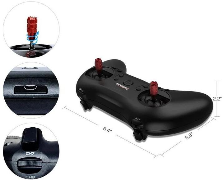 Immagine prodotto RadioLink Telecomando T8S-BT 2,4 GHz, 8 canali, con ricevitore