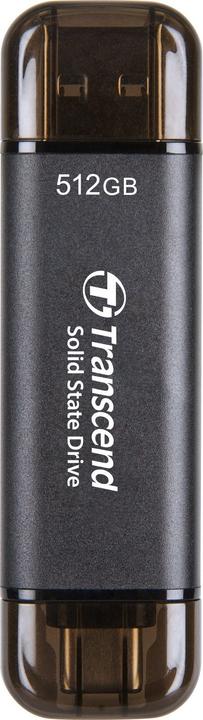 Actual product image Transcend ESD310C (512 GB, USB-A, USB-C)
