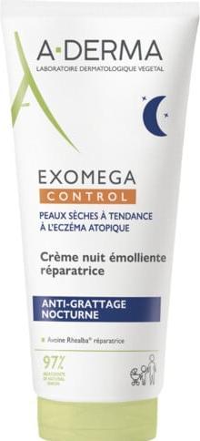 Actual product image A-Derma Night Repair Cream Anti-Itching (200 ml)