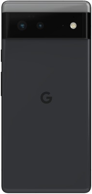 Produktbild Google Pixel 6 (128 GB, Carbon Black, 6.40", SIM + eSIM, 50 Mpx, 5G)