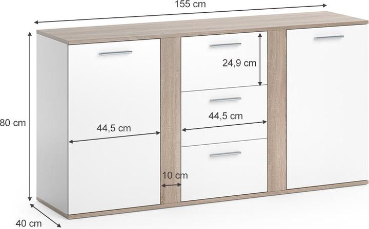 Immagine prodotto Vicco Novelli (155 x 40 x 80 cm)