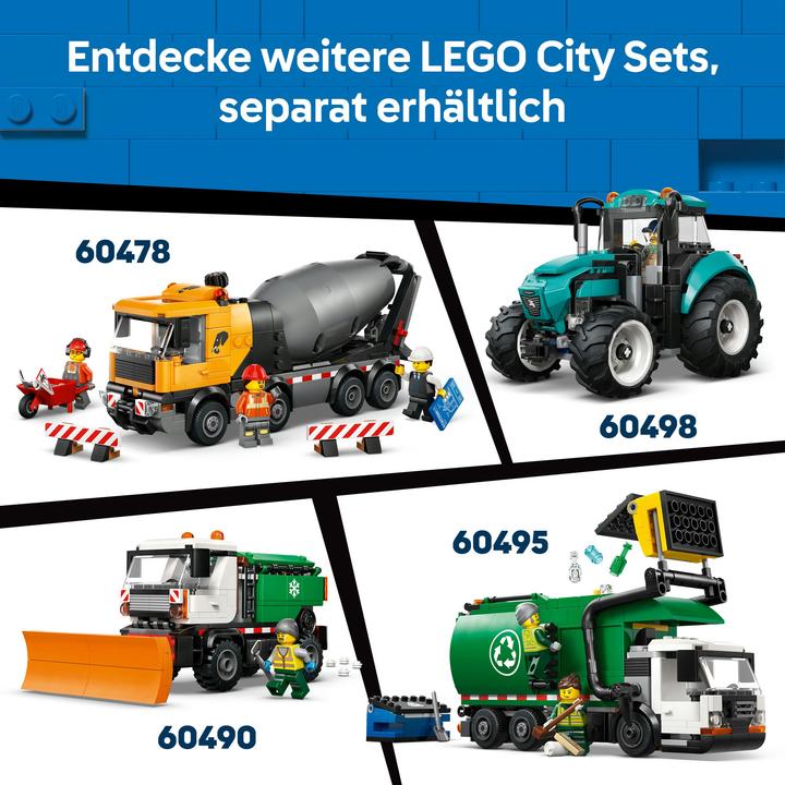 Actual product image LEGO Düsenflieger vs. Rennauto (60489, LEGO City)