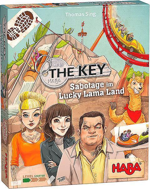 Produktbild Haba The Key – Sabotage im Lucky Lama Land (Deutsch, Englisch, Französisch, Italienisch, 1 - 4 Spieler)
