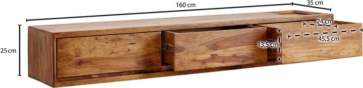 Produktbild Wohnling Giom (160 x 35 x 25 cm)