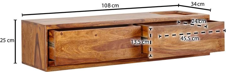Produktbild Wohnling Hängend (108 x 34 x 25 cm)