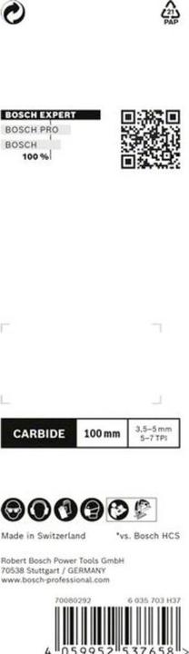 Immagine prodotto Bosch Professional Zubehör Lama per seghetto alternativo Expert Hardwood Fast T144DHM, 10 pezzi