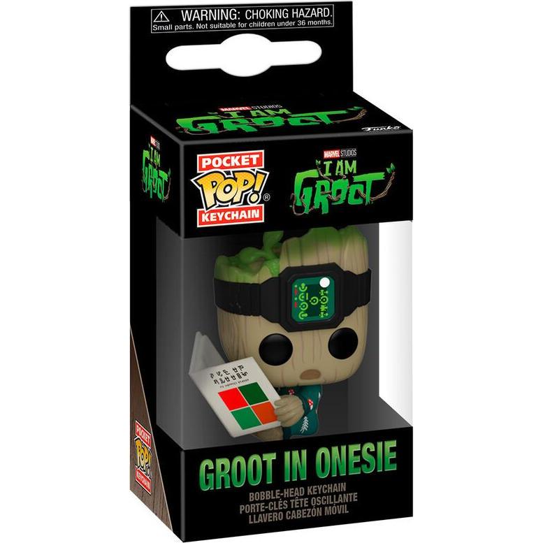 Thumbnail - Funko Key POP! I Am Groot : Groot in Onesie w/Book