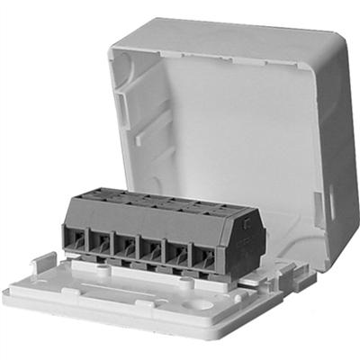 Actual product image Junction box 6x1.5mm2 66x66x30mm