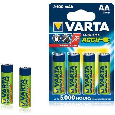 Thumbnail - Varta DUPLIKAT Battery AA 2100mAh (4 Stk., AA, 2100 mAh), Batterien + Akkus