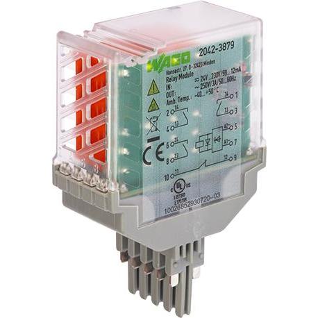 4x Wago Relaismodul, Elektronikzubehör + Gehäuse, Grau