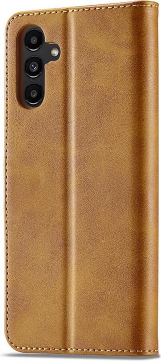 Produktbild LC.Imeeke Galaxy A35 - Leder Etui Hülle hellbraun (Samsung Galaxy A35)