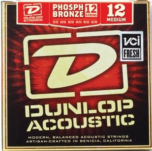 Immagine prodotto Dunlop Bronzo fosforoso a 12 corde (12 x, Chitarra)