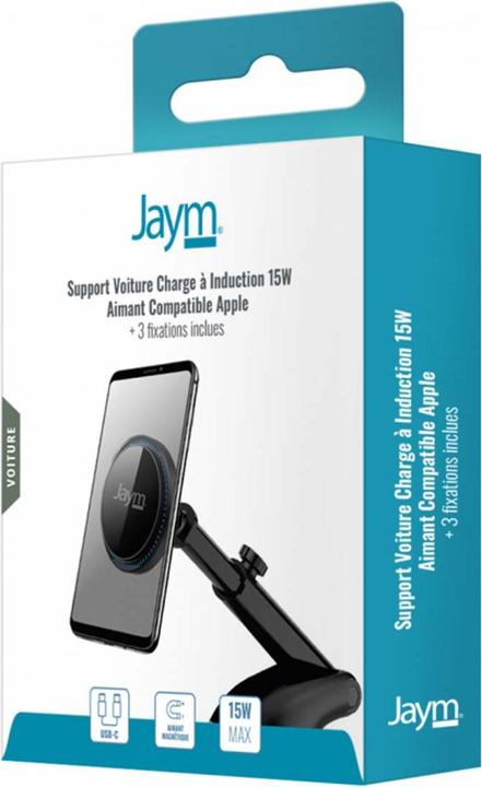 Produktbild Jaym Magsafe 15W Induktive Magnetische Autohalterung mit USB-C Kabel