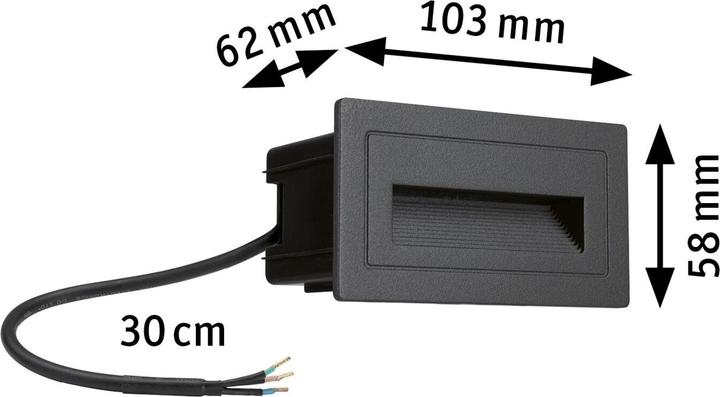 Produktbild Paulmann Wandeinbauleuchte Long (500 lm, IP44)