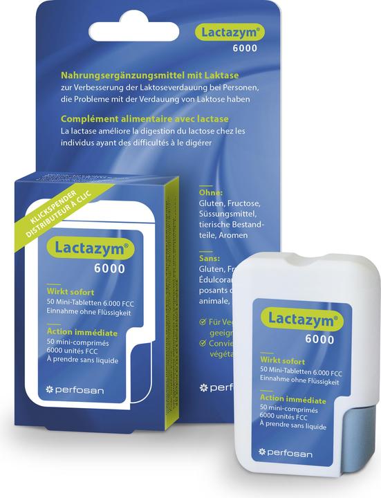 Immagine prodotto Lactazym 6000 Mini (50 Pezzo/i, Pillole, 30 g)