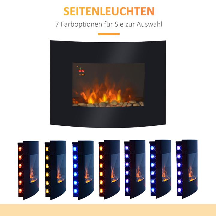 Actual product image Jamb Electric Fireplace Wall Fireplace