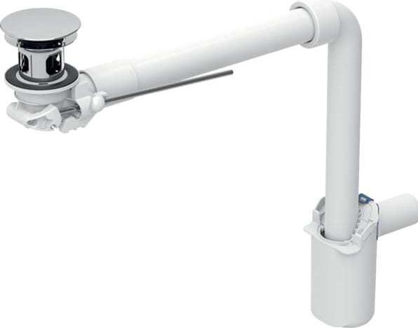 Geberit Waschbeckenablauf/Raumsparsiphon für eine Standarmatur (Flaschensiphon)