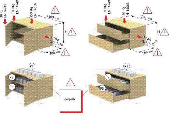 Actual product image Camar 807RV Base cabinet hanger right Cabinet hanger 120kg galvanised steel (1 pcs.)