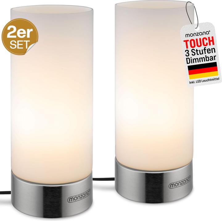 Actual product image Monzana Table Lamp with Touch Function (E14)