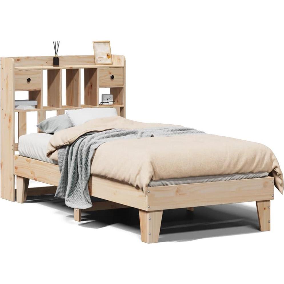 VidaXL, Bett, Bett ohne Matratze Kiefer (90 x 190 cm)
