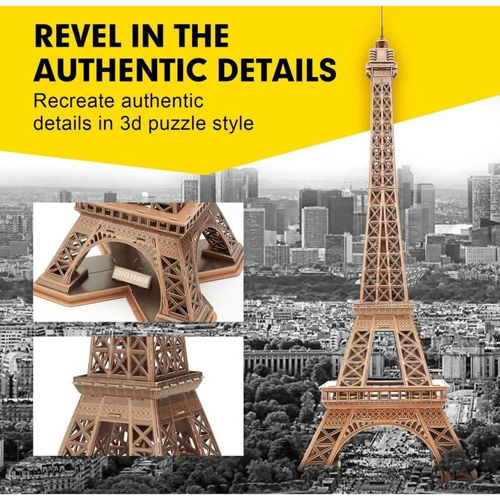 Productafbeelding Cubicfun 3D Puzzle Eiffelturm 80 Teile (80 onderdelen)