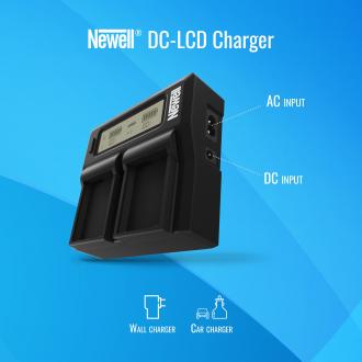 Actual product image Newell DC-LCD-Zweikanal-Ladegerät für BP-A30/A60/A90-Akkus für Canon (Camera battery charger)