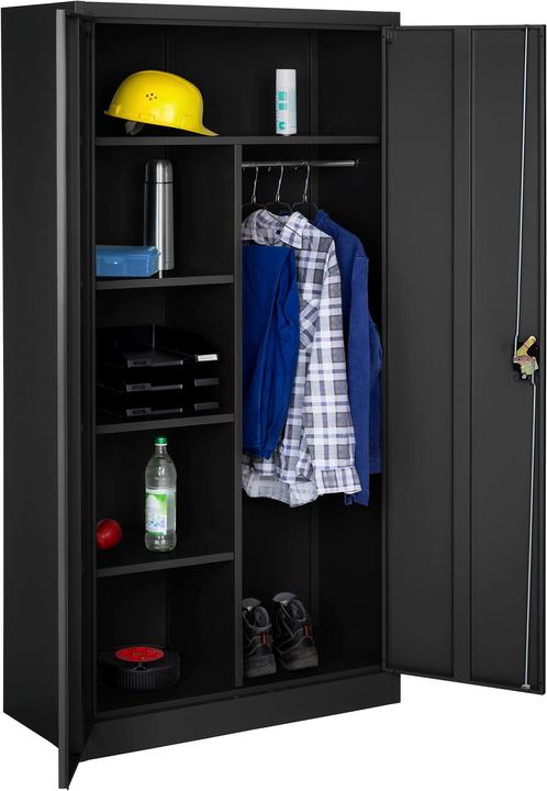 Immagine prodotto tectake Armadio per archiviazione (180 x 80 x 40 cm)
