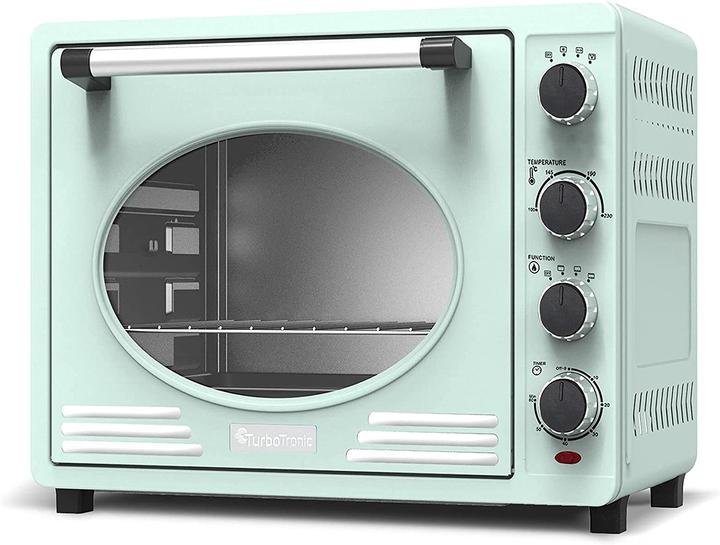 Produktbild TurboTronic By Z-Line Retro Minibackofen mit Umluft Turquoise