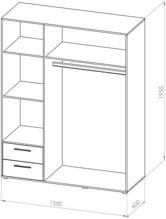 Produktbild Pol-Power Valencia (155 x 60 x 195 cm)