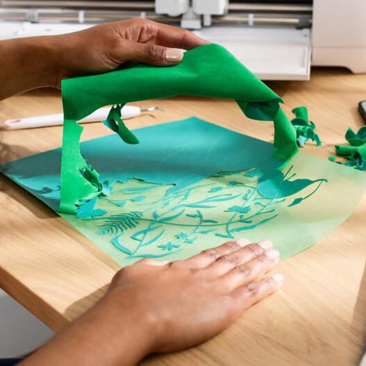 Immagine prodotto Cricut Flocked Iron-On BLUE 30x48cm