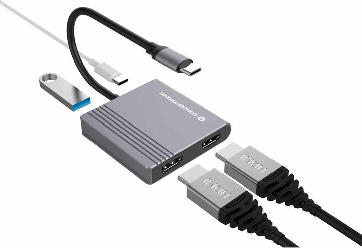 Produktbild Conceptronic 4-in-1 USB 3.2 Gen 1 Docking Station (USB-C, 4 Ports)