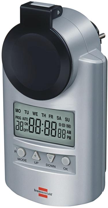 Produktbild Brennenstuhl Zeitschaltuhr mit grossem Display, Primera-Line 1min 16 A 230VAC 24h DE Type F (CEE 7/4) Plug