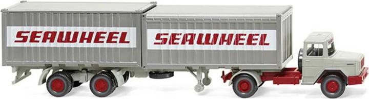 Image du produit Wiking H0 Magirus Deutz Coulisse pour conteneur « Seawheel »