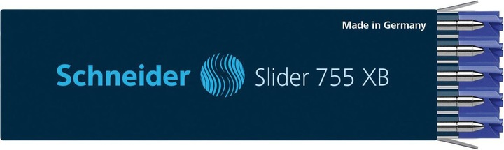 Produktbild Schneider Grossraummine Slider 755 (Ersatzmine, Blau, 1 mm)