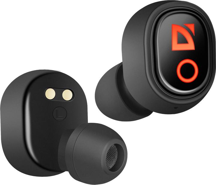 Defender Twins 639 Headset Wired & In-ear Calls/Music Micro-USB Bluetooth Black (No noise cancellation, 4 h, Cable)
