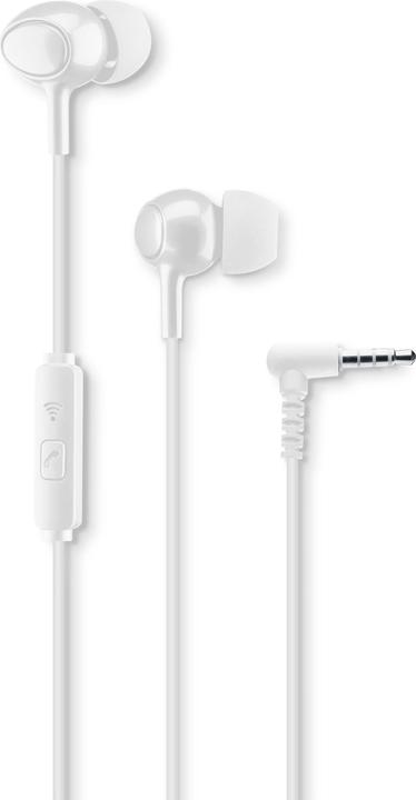 Produktbild Cellularline In-Ear Headset Weiss für 3,5mm Klinkenbuchse Headset 3,5mm Klinke Weiss (Kabelgebunden)