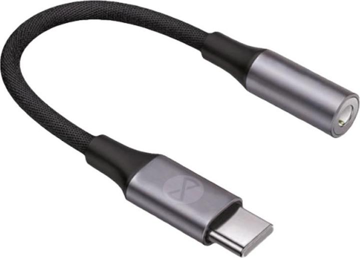 Image du produit Forever adaptateur audio AJC-01 jack 3,5 mm - USB-C noir (Jack 3.5mm, USB Type C)