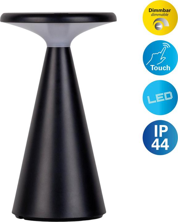 Produktbild Näve Solar-Akku-Tischleuchte PALU (160 lm)