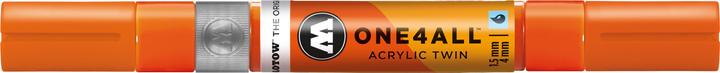 Produktbild Molotow Marqueur pour Maquettes - One4All Twin - Acrylique Orange DARE - 1,5/4mm - -085 - 14 cm (Dare Orange, 4 mm, 1 x)