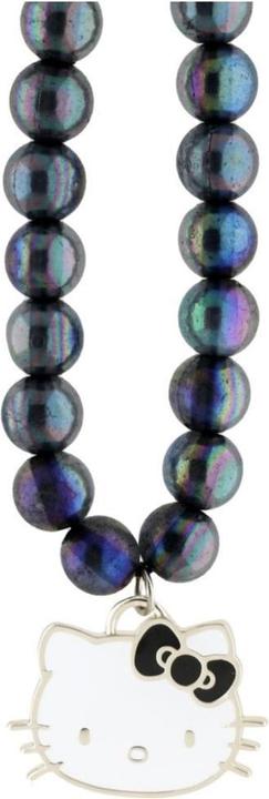 Actual product image Hello Kitty Pearls Kitty Head Universal Hand Strap - black