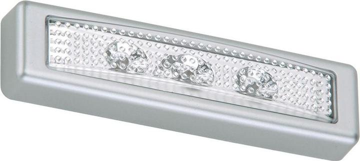 Produktbild Briloner LED Push-light, titanfarbig, 3xLED/0,06W