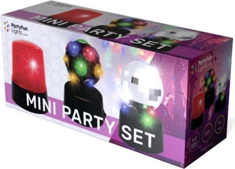 PartyFun Lights Mini Party Set 3-in-1