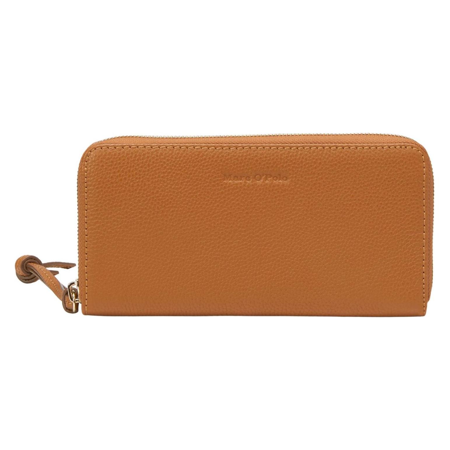 Marc O'Polo, Damen, Portemonnaie, Finja Zip Wallet, Braun