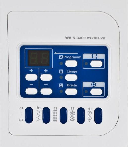 Produktbild W6 Stickmaschine N 3300 Exklusive (130 x 200 mm)